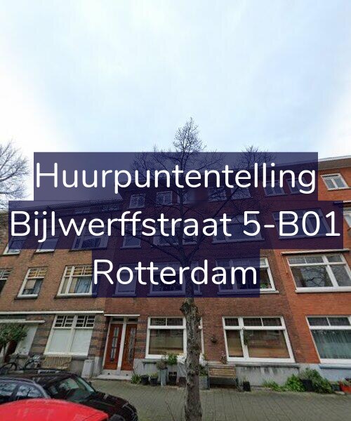 Foto gevel Huurpuntentelling voor Bijlwerffstraat 5-B01, Rotterdam