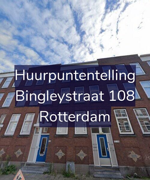 Foto gevel Huurpuntentelling voor Bingleystraat 108, Rotterdam