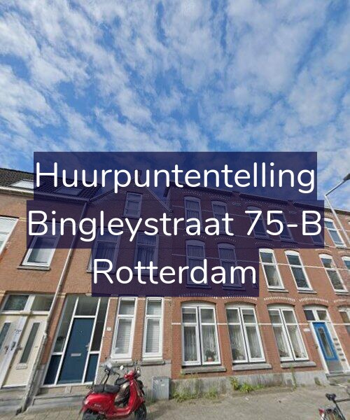 Foto gevel Huurpuntentelling voor Bingleystraat 75-B, Rotterdam