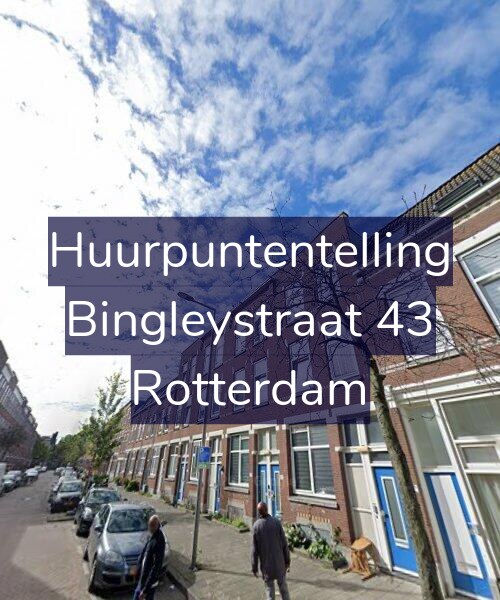 Foto gevel Huurpuntentelling voor Bingleystraat 43, Rotterdam