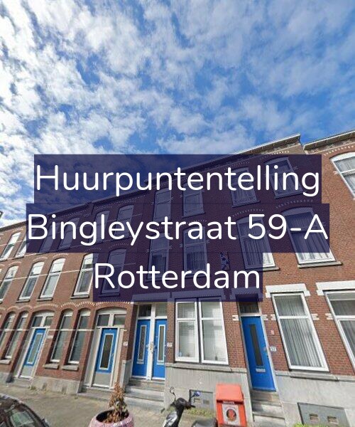 Foto gevel Huurpuntentelling voor Bingleystraat 59-A, Rotterdam