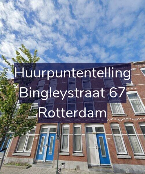 Foto gevel Huurpuntentelling voor Bingleystraat 67, Rotterdam