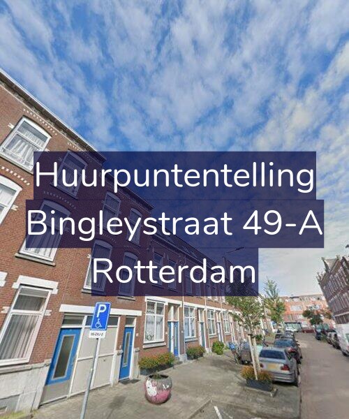 Foto gevel Huurpuntentelling voor Bingleystraat 49-A, Rotterdam