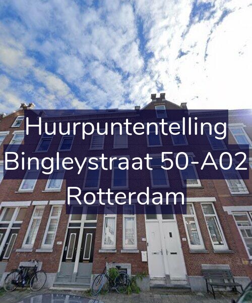 Foto gevel Huurpuntentelling voor Bingleystraat 50-A02, Rotterdam