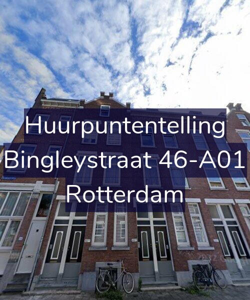 Foto gevel Huurpuntentelling voor Bingleystraat 46-A01, Rotterdam