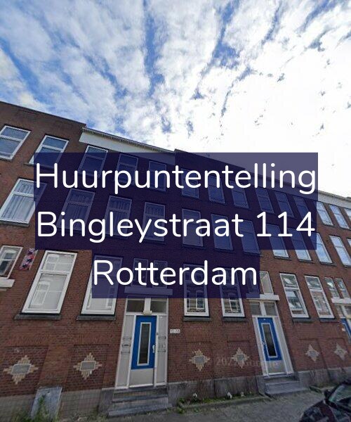 Foto gevel Huurpuntentelling voor Bingleystraat 114, Rotterdam