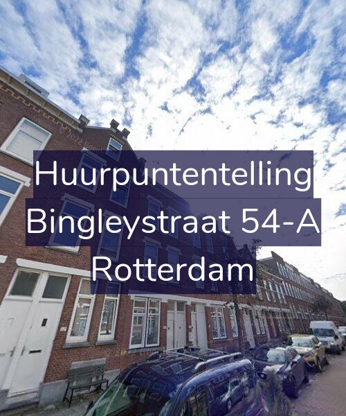Foto gevel Huurpuntentelling voor Bingleystraat 54-A, Rotterdam