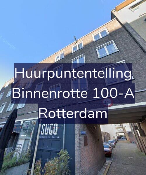 Foto gevel Huurpuntentelling voor Binnenrotte 100-A, Rotterdam
