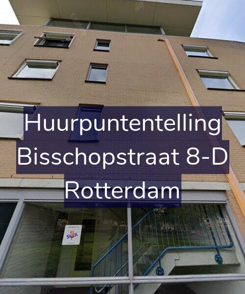 Foto gevel Huurpuntentelling voor Bisschopstraat 8-D, Rotterdam