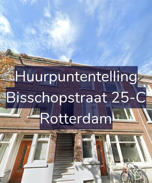 Foto gevel Huurpuntentelling voor Bisschopstraat 25-C, Rotterdam