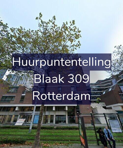 Foto gevel Huurpuntentelling voor Blaak 309, Rotterdam