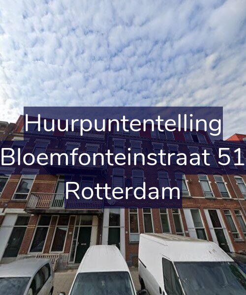Foto gevel Huurpuntentelling voor Bloemfonteinstraat 51, Rotterdam