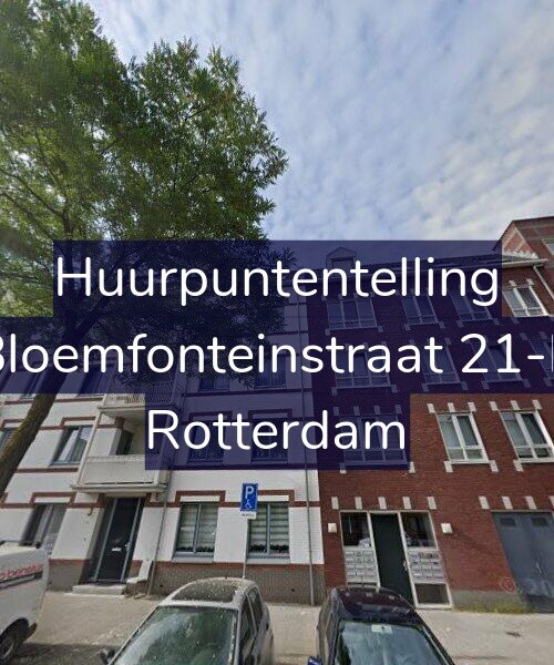 Foto gevel Huurpuntentelling voor Bloemfonteinstraat 21-B, Rotterdam