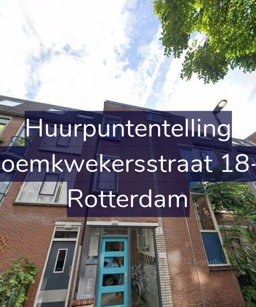 Foto gevel Huurpuntentelling voor Bloemkwekersstraat 18-B, Rotterdam