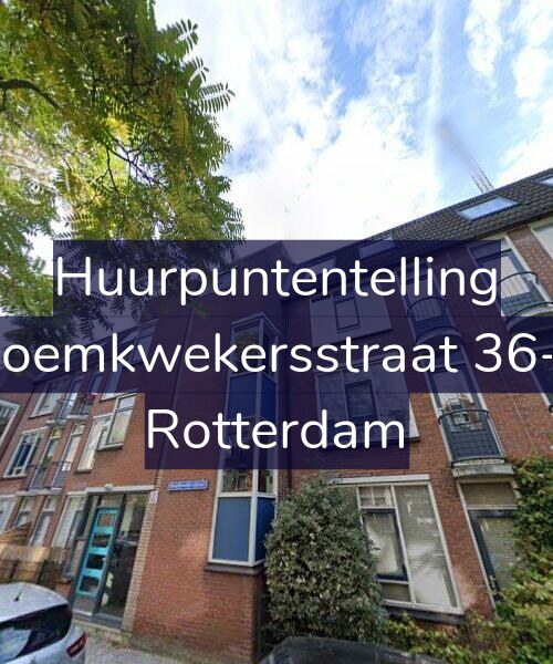 Foto gevel Huurpuntentelling voor Bloemkwekersstraat 36-A, Rotterdam