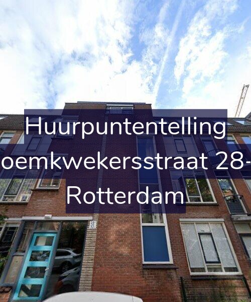 Foto gevel Huurpuntentelling voor Bloemkwekersstraat 28-A, Rotterdam