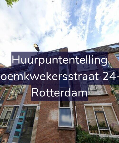 Foto gevel Huurpuntentelling voor Bloemkwekersstraat 24-B, Rotterdam