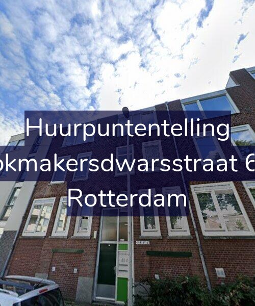 Foto gevel Huurpuntentelling voor Blokmakersdwarsstraat 6-A, Rotterdam