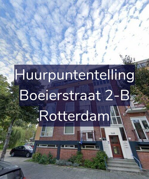 Foto gevel Huurpuntentelling voor Boeierstraat 2-B, Rotterdam