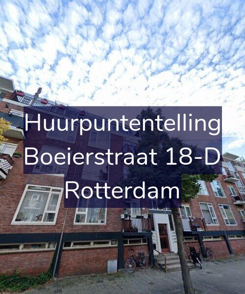 Foto gevel Huurpuntentelling voor Boeierstraat 18-D, Rotterdam