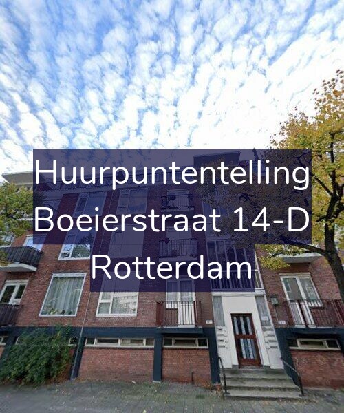 Foto gevel Huurpuntentelling voor Boeierstraat 14-D, Rotterdam