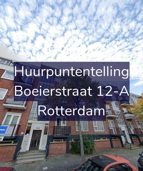 Foto gevel Huurpuntentelling voor Boeierstraat 12-A, Rotterdam