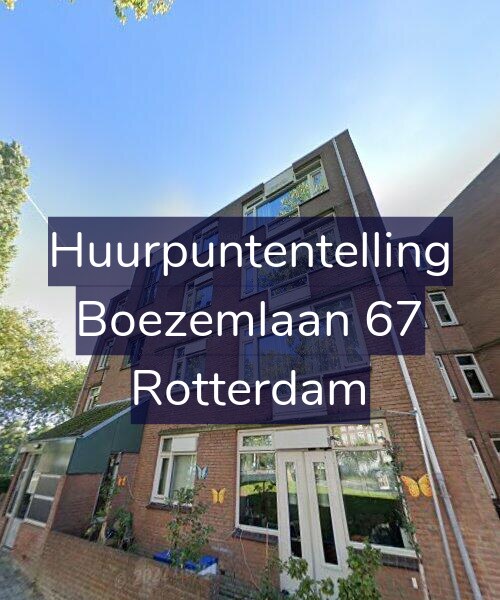 Foto gevel Huurpuntentelling voor Boezemlaan 67, Rotterdam