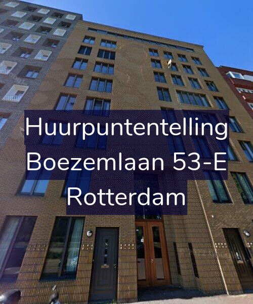 Foto gevel Huurpuntentelling voor Boezemlaan 53-E, Rotterdam