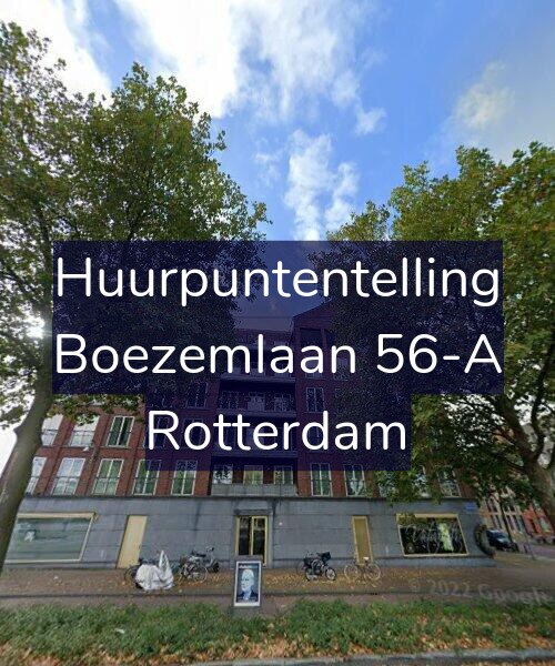 Foto gevel Huurpuntentelling voor Boezemlaan 56-A, Rotterdam