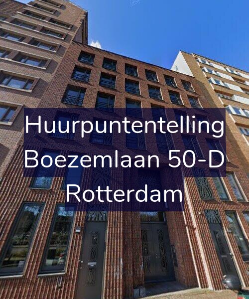 Foto gevel Huurpuntentelling voor Boezemlaan 50-D, Rotterdam