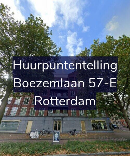 Foto gevel Huurpuntentelling voor Boezemlaan 57-E, Rotterdam