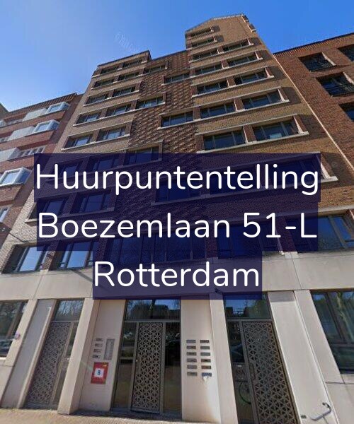 Foto gevel Huurpuntentelling voor Boezemlaan 51-L, Rotterdam