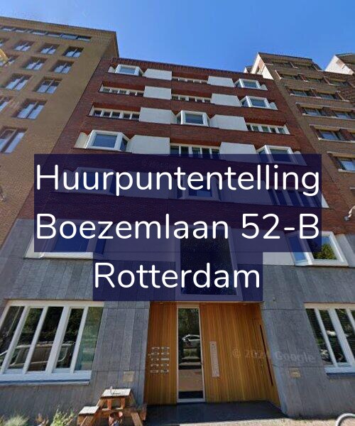 Foto gevel Huurpuntentelling voor Boezemlaan 52-B, Rotterdam