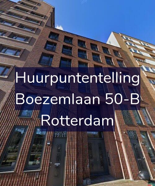Foto gevel Huurpuntentelling voor Boezemlaan 50-B, Rotterdam