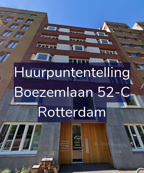 Foto gevel Huurpuntentelling voor Boezemlaan 52-C, Rotterdam