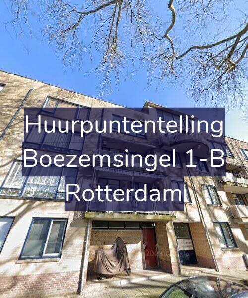 Foto gevel Huurpuntentelling voor Boezemsingel 1-B, Rotterdam