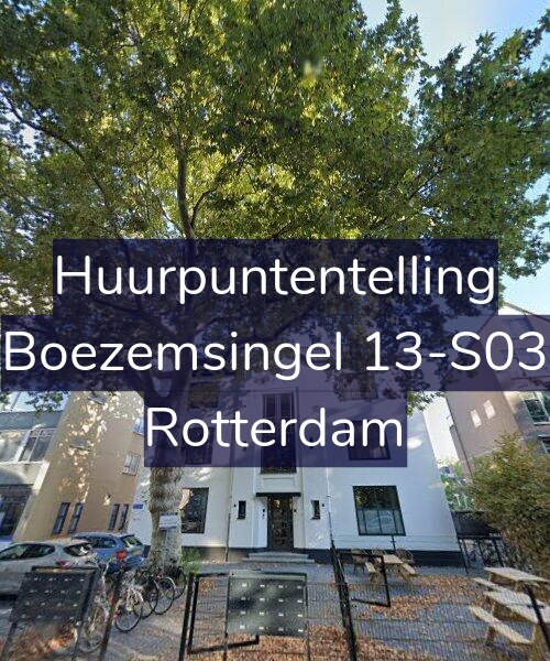 Foto gevel Huurpuntentelling voor Boezemsingel 13-S03, Rotterdam
