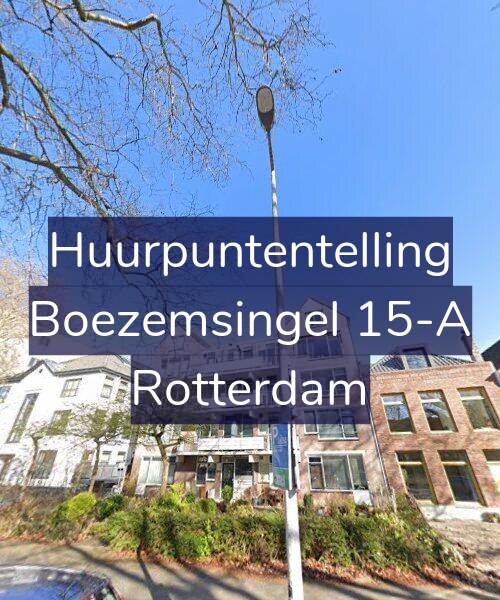 Foto gevel Huurpuntentelling voor Boezemsingel 15-A, Rotterdam