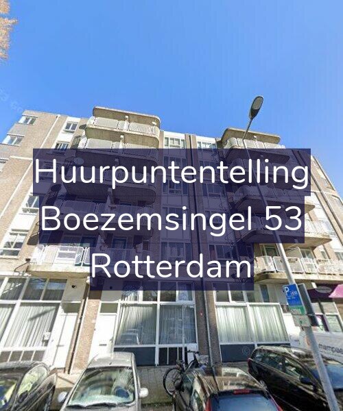 Foto gevel Huurpuntentelling voor Boezemsingel 53, Rotterdam