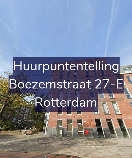 Foto gevel Huurpuntentelling voor Boezemstraat 27-E, Rotterdam