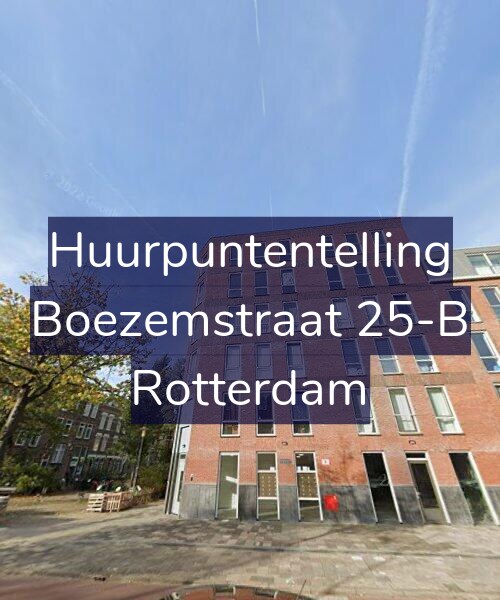 Foto gevel Huurpuntentelling voor Boezemstraat 25-B, Rotterdam