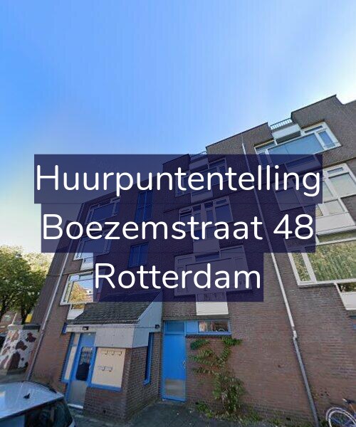 Foto gevel Huurpuntentelling voor Boezemstraat 48, Rotterdam