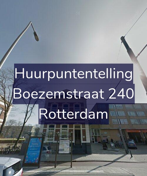 Foto gevel Huurpuntentelling voor Boezemstraat 240, Rotterdam