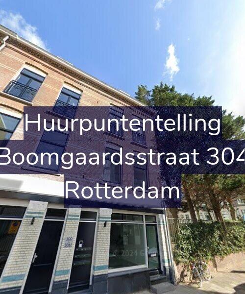 Foto gevel Huurpuntentelling voor Boomgaardsstraat 304, Rotterdam