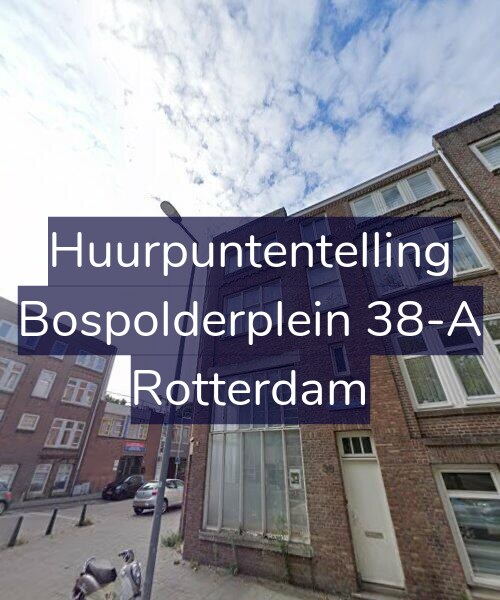 Foto gevel Huurpuntentelling voor Bospolderplein 38-A, Rotterdam