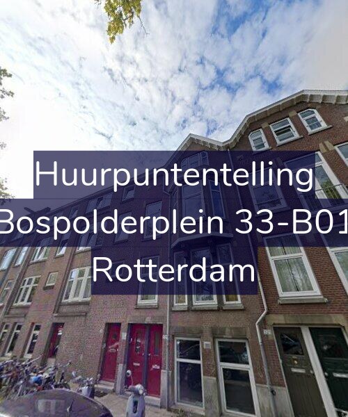 Foto gevel Huurpuntentelling voor Bospolderplein 33-B01, Rotterdam