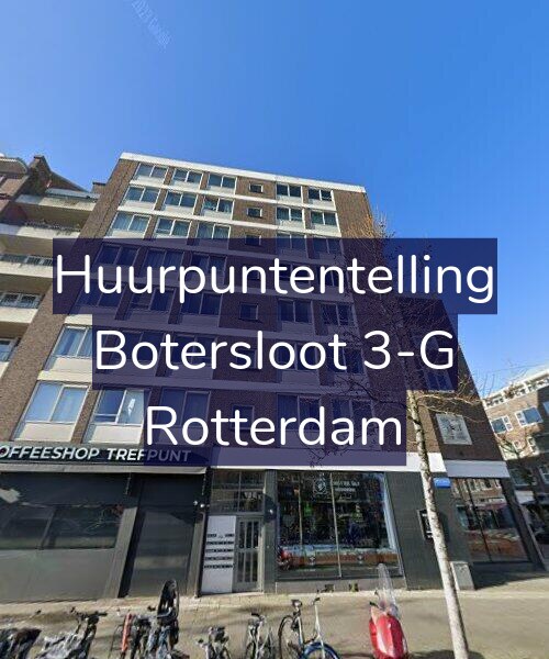 Foto gevel Huurpuntentelling voor Botersloot 3-G, Rotterdam