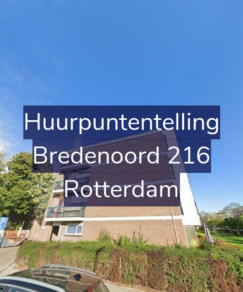 Foto gevel Huurpuntentelling voor Bredenoord 216, Rotterdam