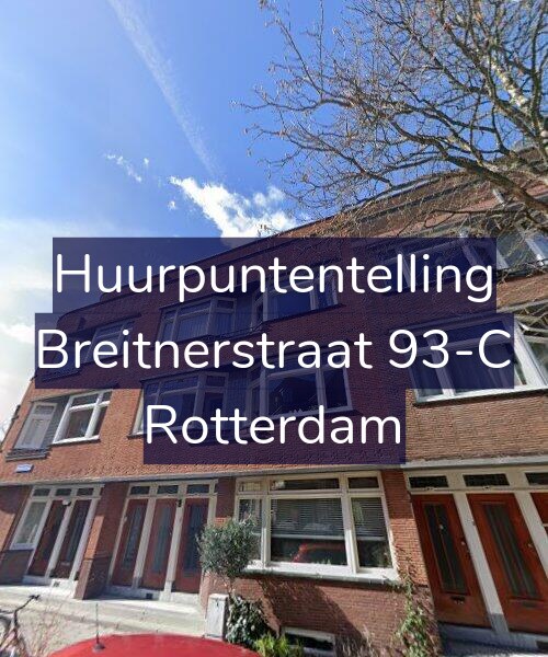 Foto gevel Huurpuntentelling voor Breitnerstraat 93-C, Rotterdam