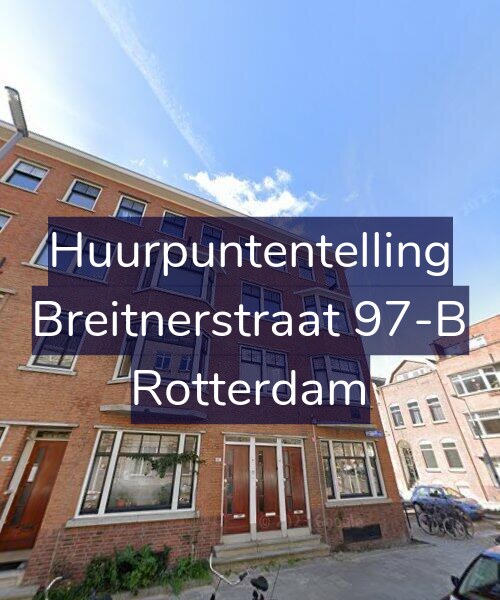 Foto gevel Huurpuntentelling voor Breitnerstraat 97-B, Rotterdam